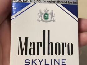 万宝路(硬蓝薄荷天际线100S美版)