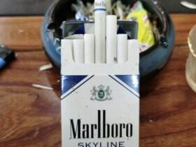 万宝路(硬蓝薄荷天际线100S美版)