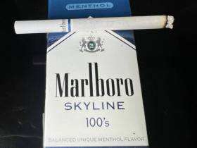 万宝路(硬蓝薄荷天际线100S美版)